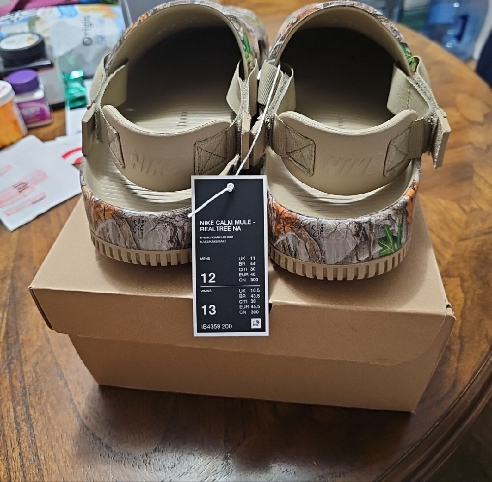 Nike Realtree Camouflage Printed Slip-On Clogs - Picture 4 of 5